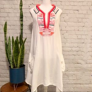 NWOT Anthro Cynthia Rowley Embroidered Coverup